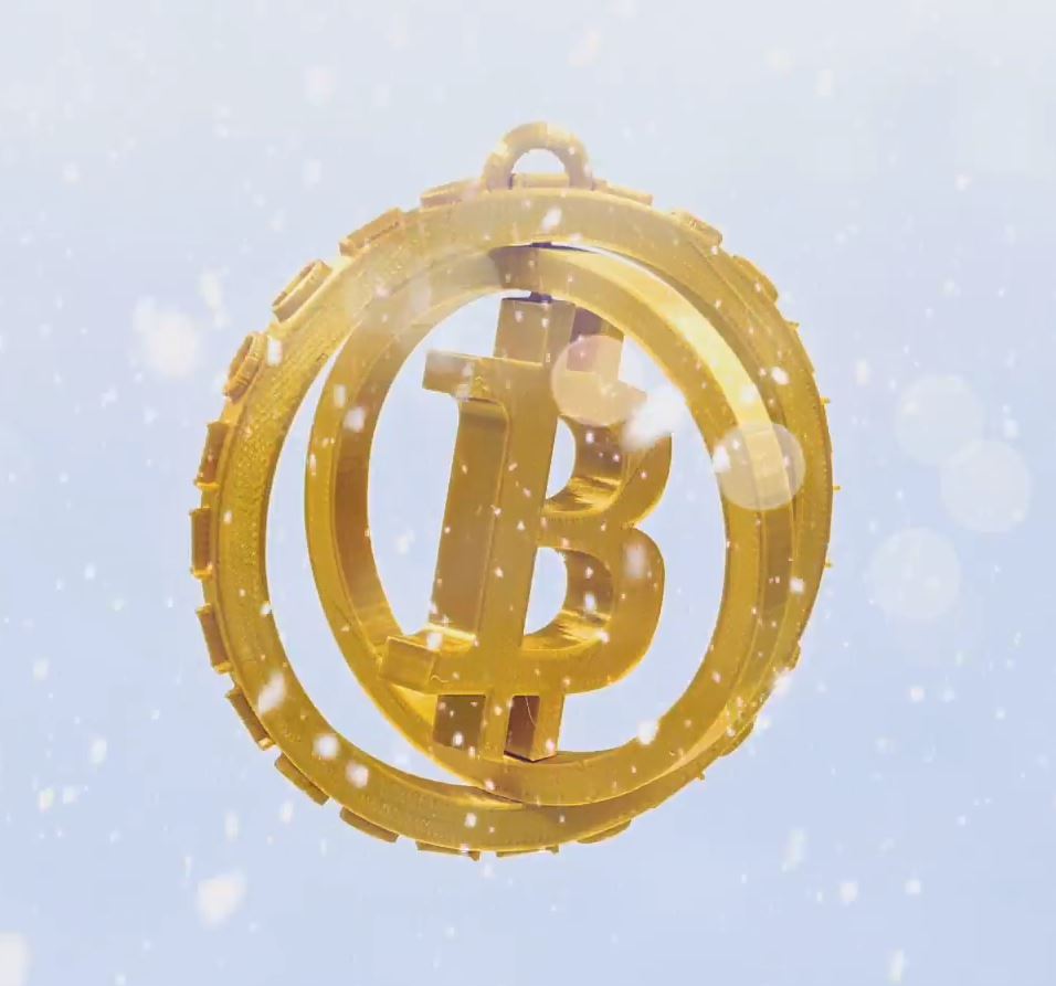 The Bitcoin Spinner Ornament