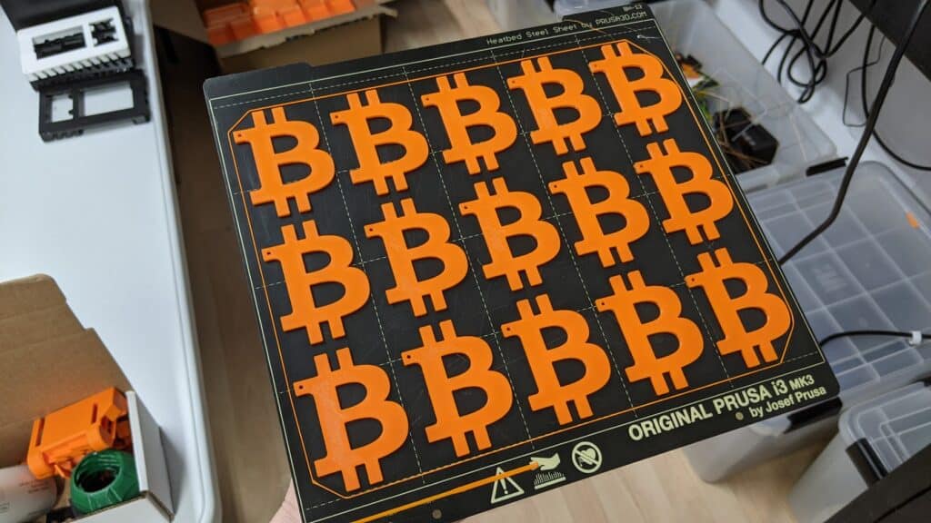 Bitcoin B Christmas Ornament
