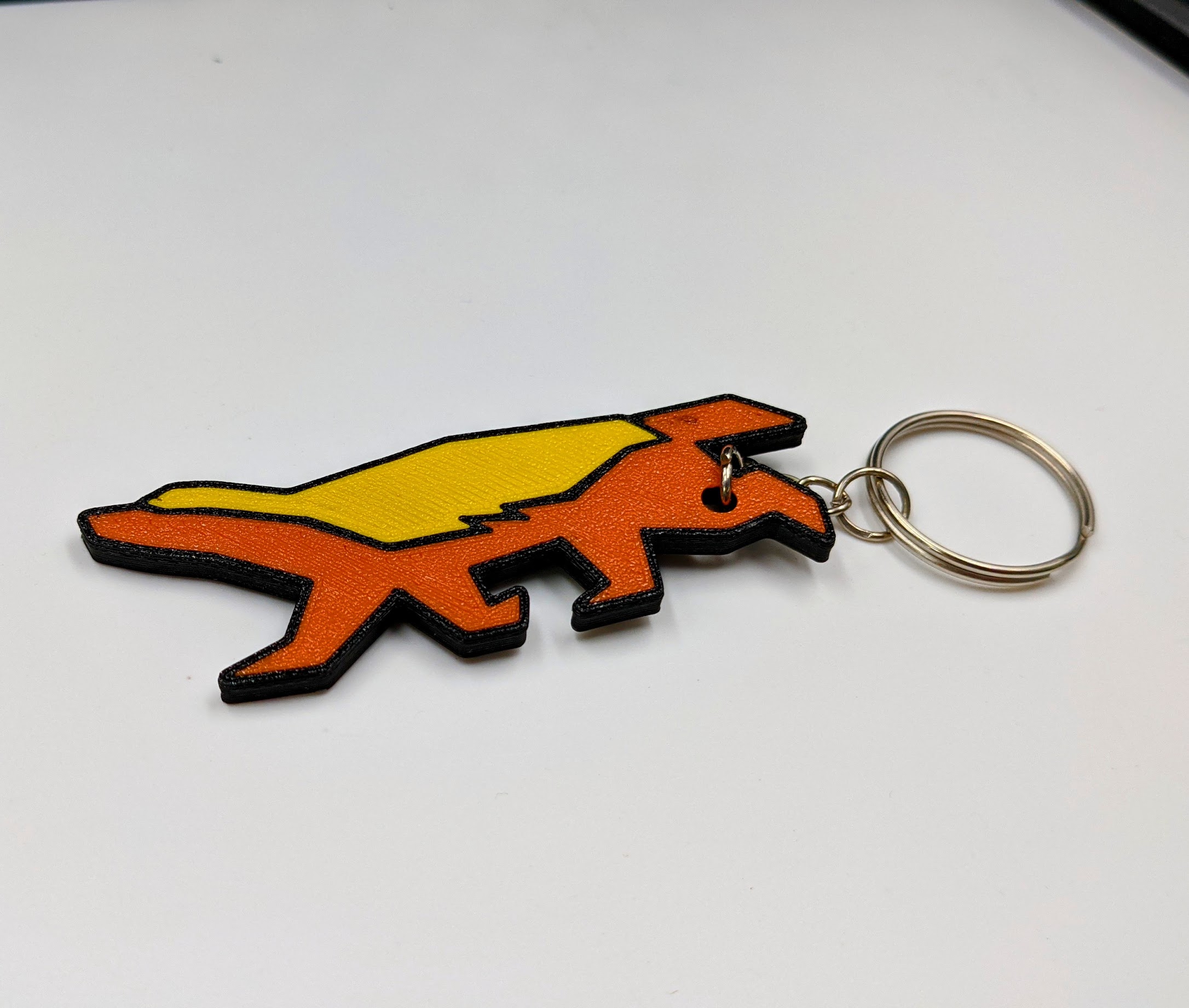 Badger Keychain