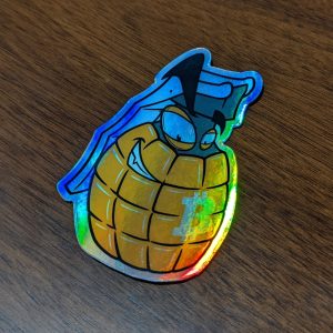 Bitcoin Grenade Sticker