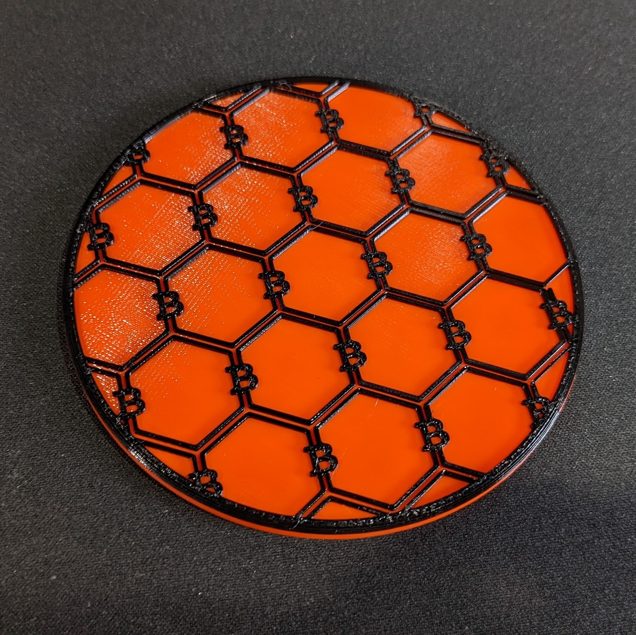 Bitcoin Coaster x2 - BarbWire - Image 3