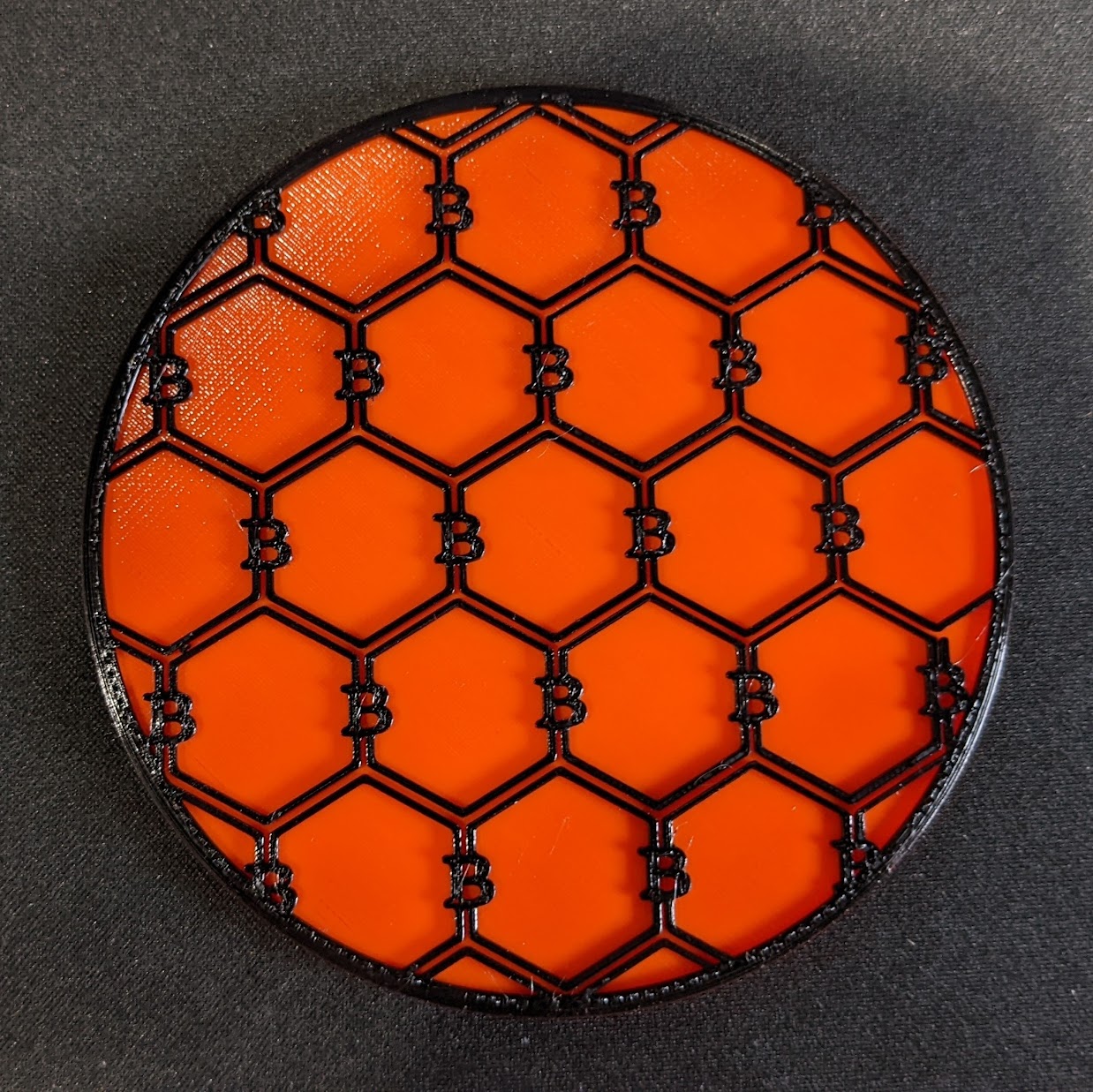 Bitcoin Coaster x2 - BarbWire - Image 2