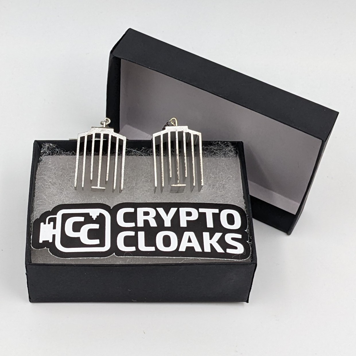 Bitcoin Hash Danglie Earrings