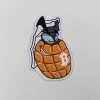 Bitcoin Grenade 3D printed bitcoin art CryptoCloaks Colorado