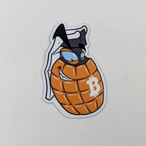 Bitcoin Grenade Magnet