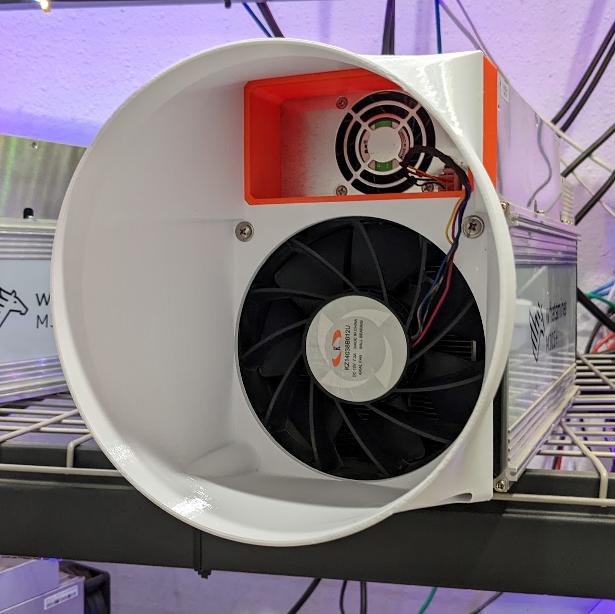 Whatsminer With PSU Capture Shroud - Image 3