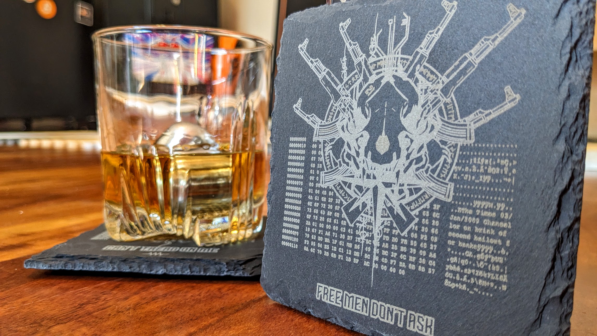 MADEX Bitcoin Slate Coasters - Image 3