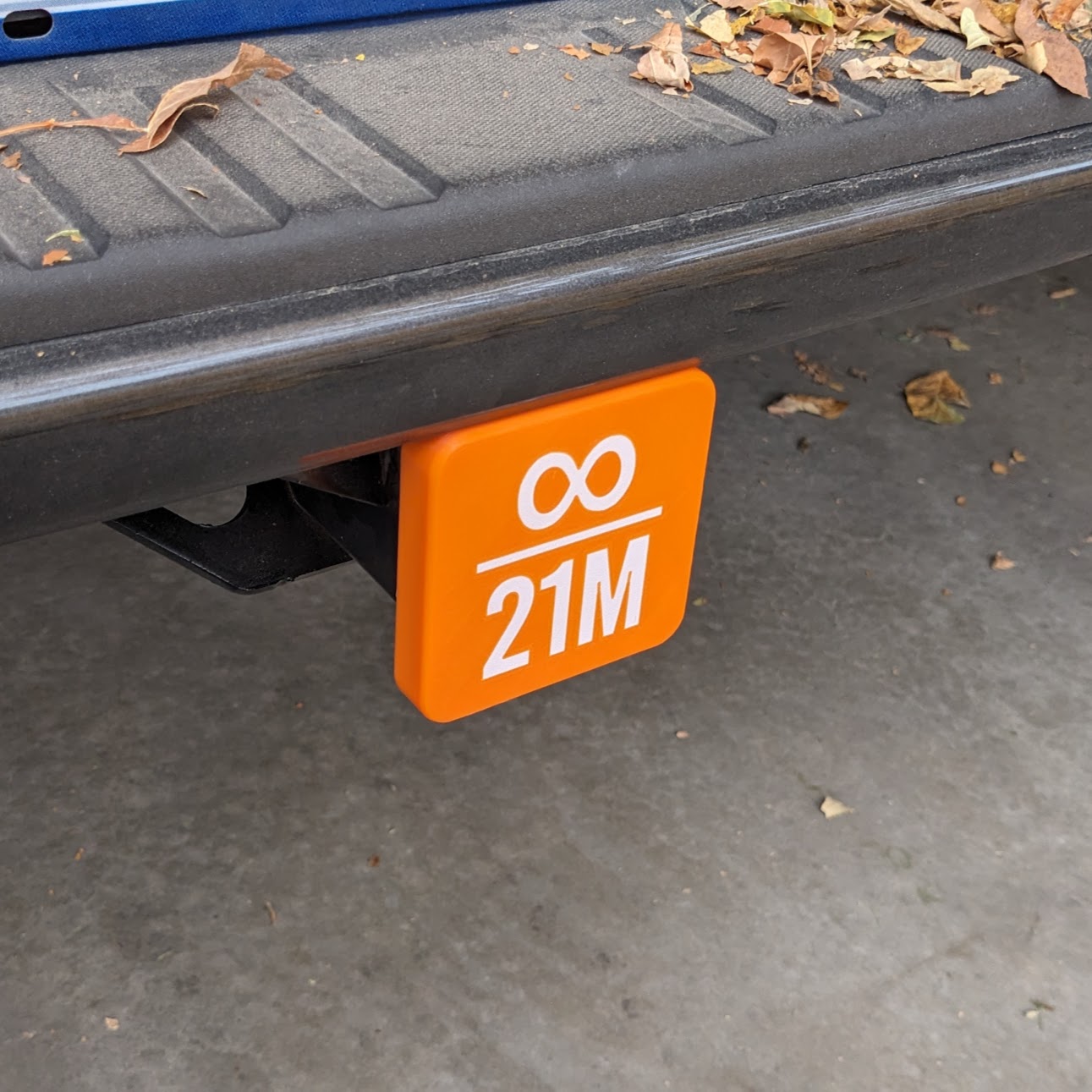 Bitcoin 2" Trailer Hitch Cover - Image 2