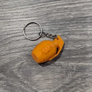 Bitcoin Grenade Squish Key Chain
