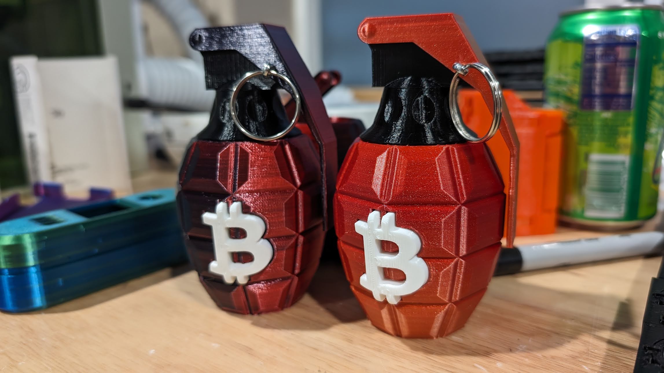 Bitcoin Fade Nades - Two Tone Bitcoin Grenades - Image 4