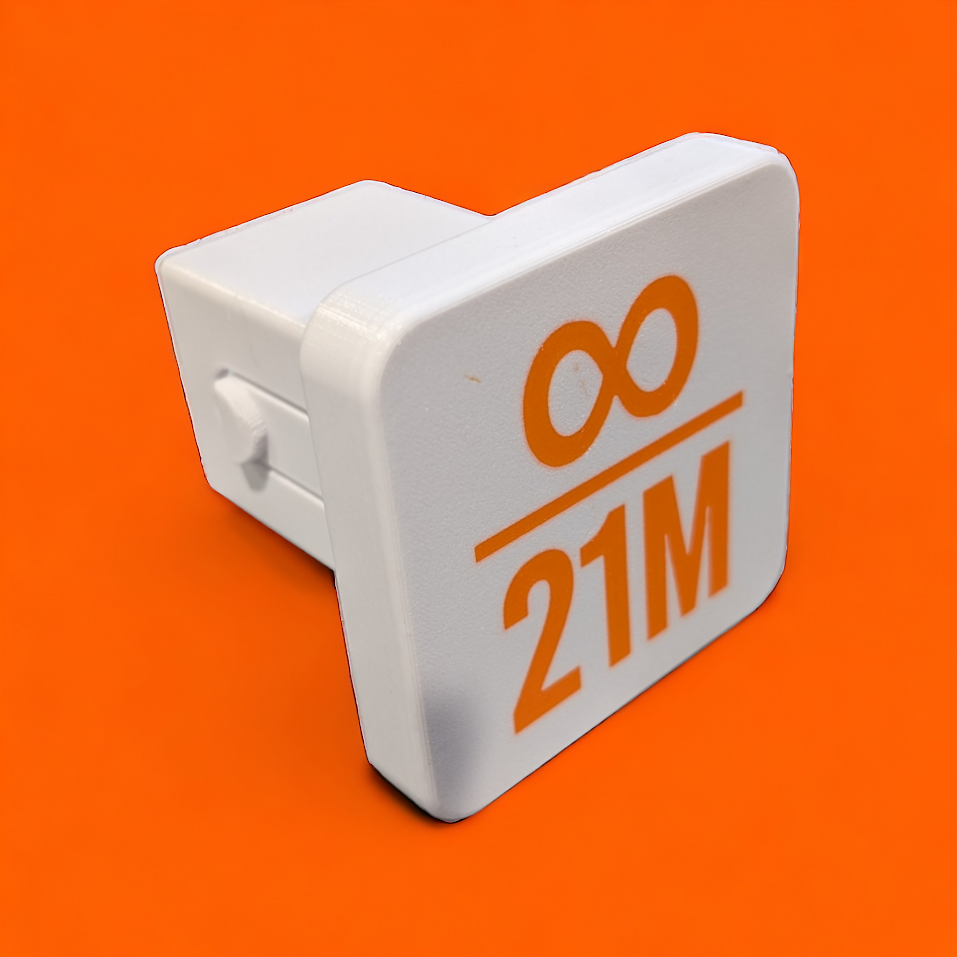 Bitcoin 2" Trailer Hitch Cover - Image 3