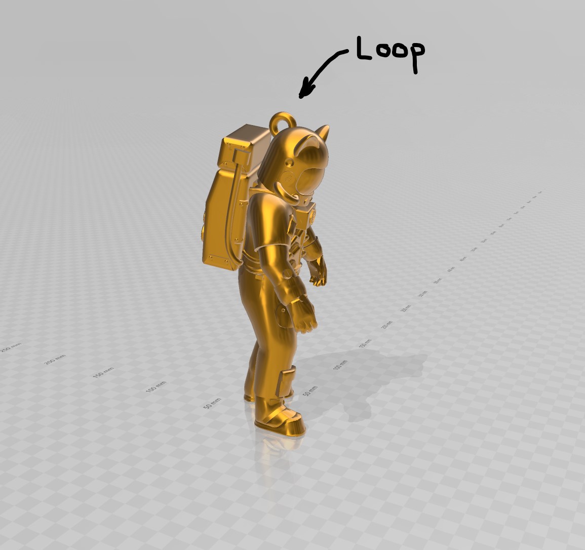 Space Cat Figurine - Image 2