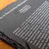 bitcoin laser etched slate coasters