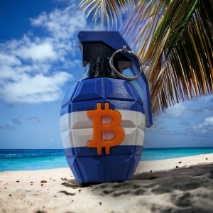 Bitcoin Grenade - Signature Series - Max Keiser - El Salvador
