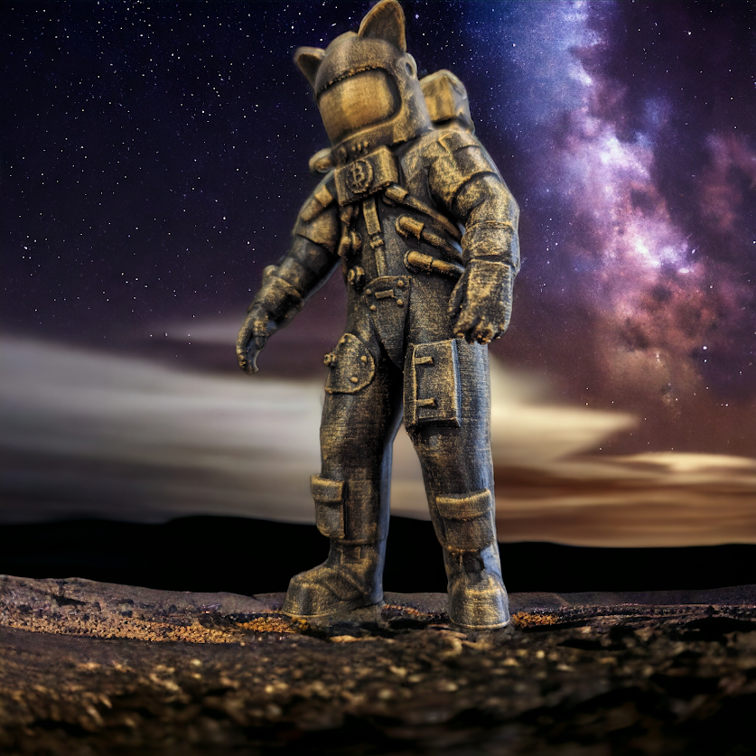 Space Cat Figurine - Premium Edition - Image 4