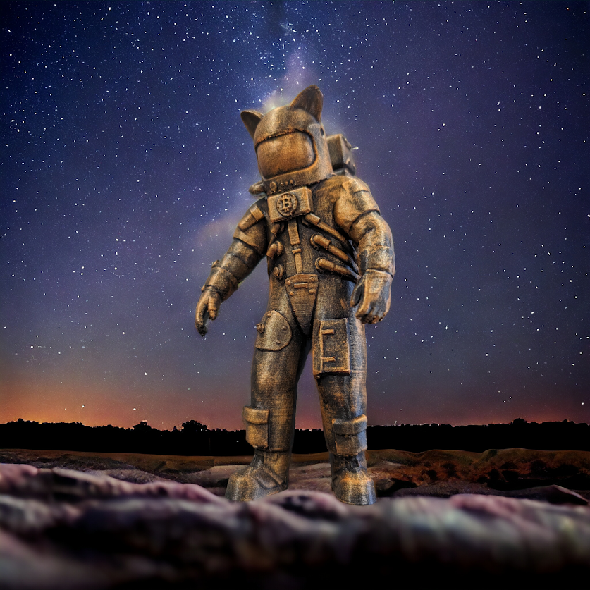 Space Cat Figurine - Premium Edition - Image 2