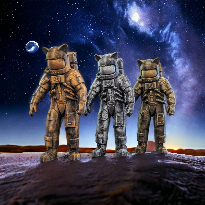 Space Cat Figurine - Premium Edition