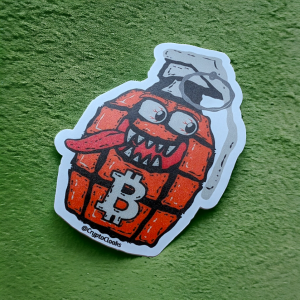Bitcoin Rat Rod Sticker