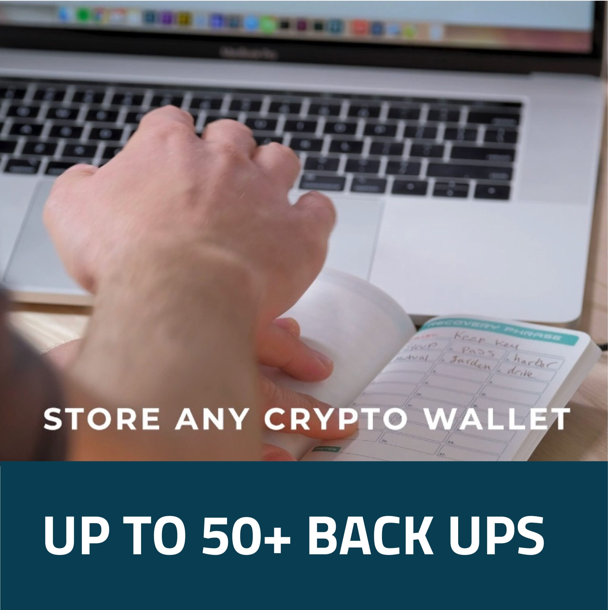 Shieldfolio Stonebook Cryptocurrency Seed Phrase Storage Notebook - Image 11