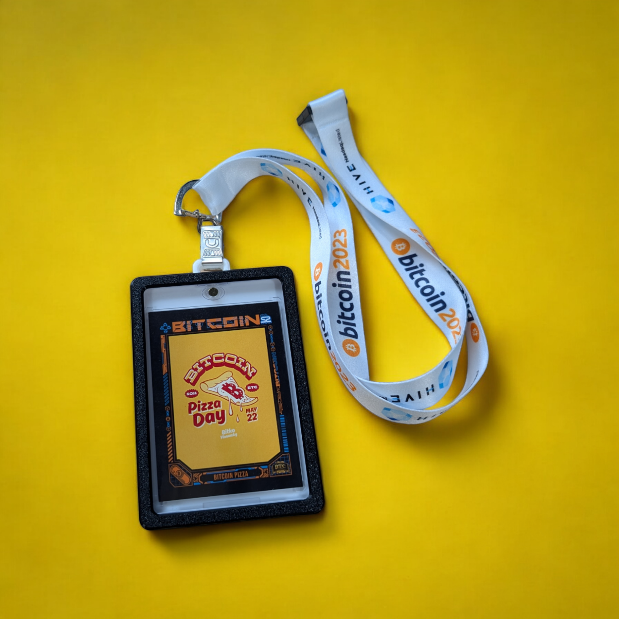 Bitcoin Trading Card Lanyard Case - Image 2