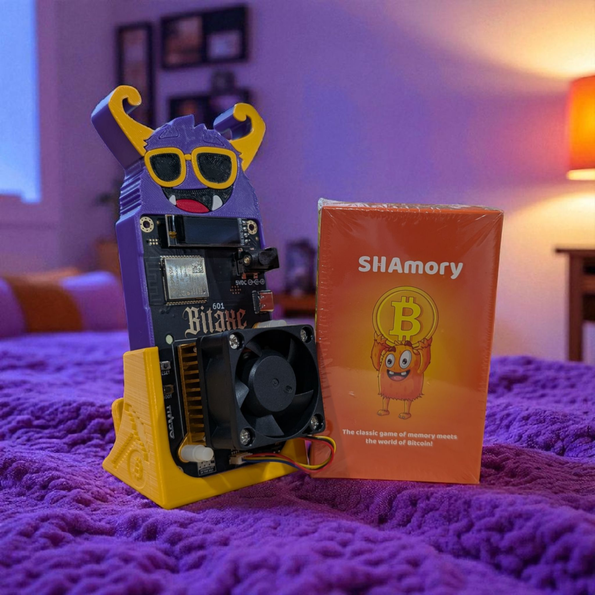 SHAmory Satoshi Bitaxe Combo for Kids! Learn all about mining while seeing it in action!