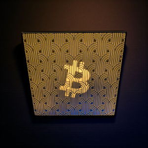 OPSEC Bitcoin Art Deco Wall Art - CryptoCloaks 1st Official Art Launch