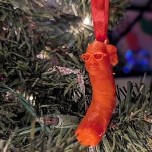 Danny DeVito Cheeto Christmas Ornament - Decheeto