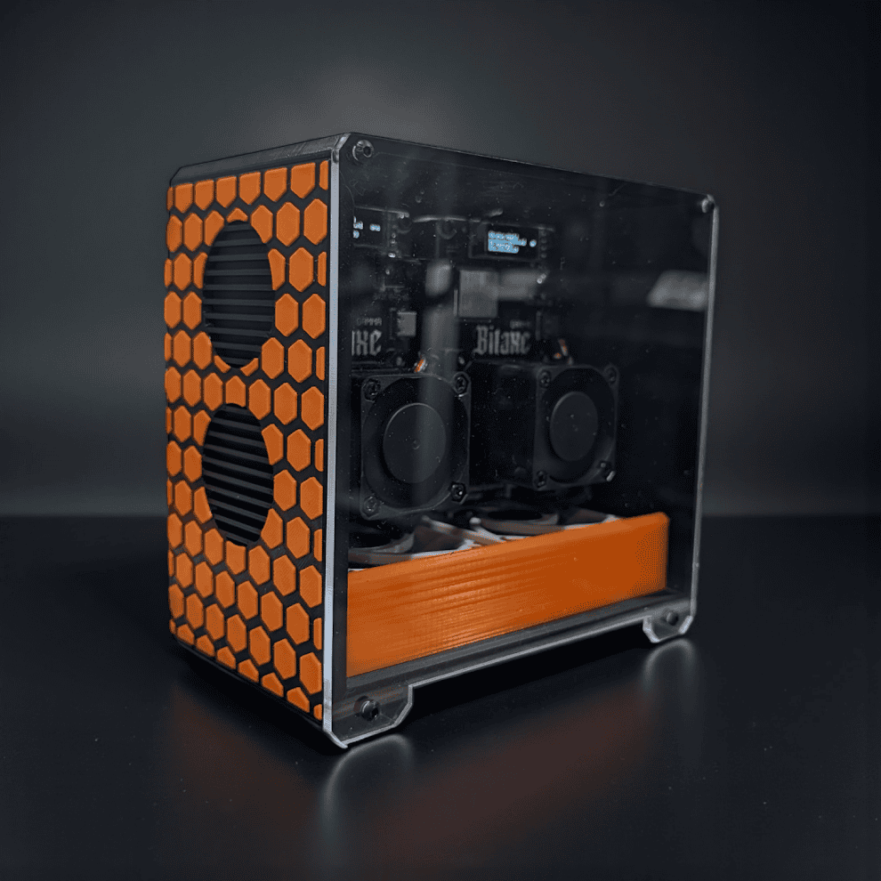 Bitaxe Triton Dual Gamma Gaming Rig Case
