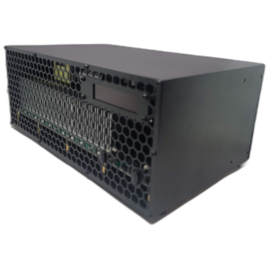 GekkoScience KBox Bitcoin Miner 22 TH/s home miner front angle showing the enclosed steel and aluminum case