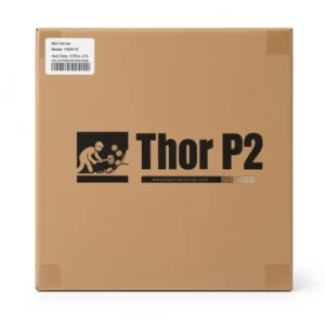 Hammer Miner Thor P2 branded retail box for the dual BM1373 home Bitcoin miner