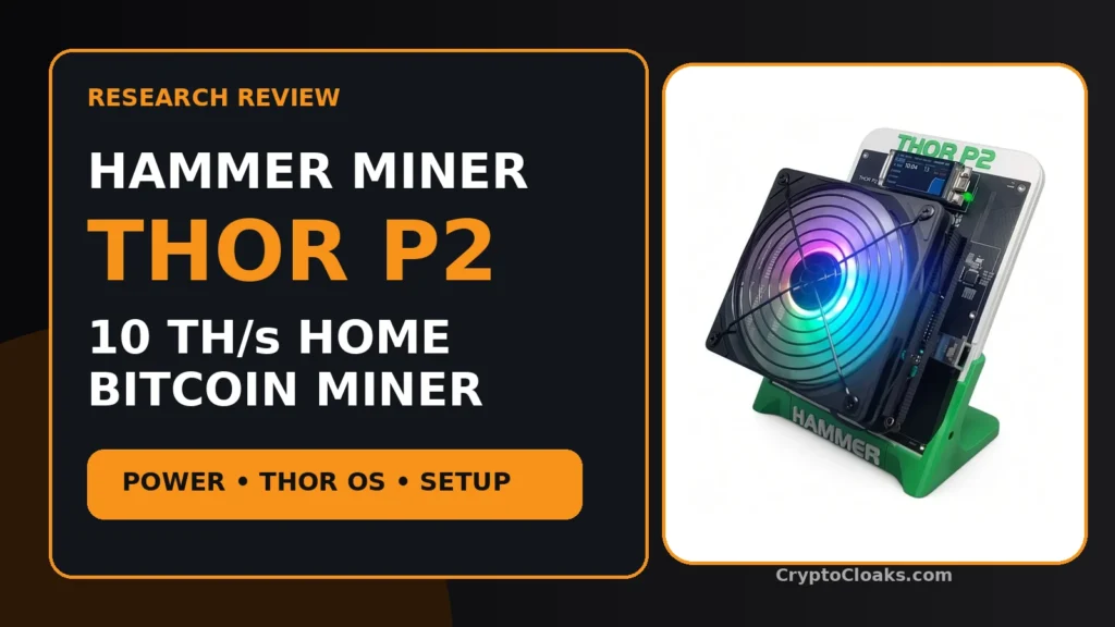 Hammer Miner Thor P2 review for the 10 TH/s dual BM1373 home Bitcoin miner