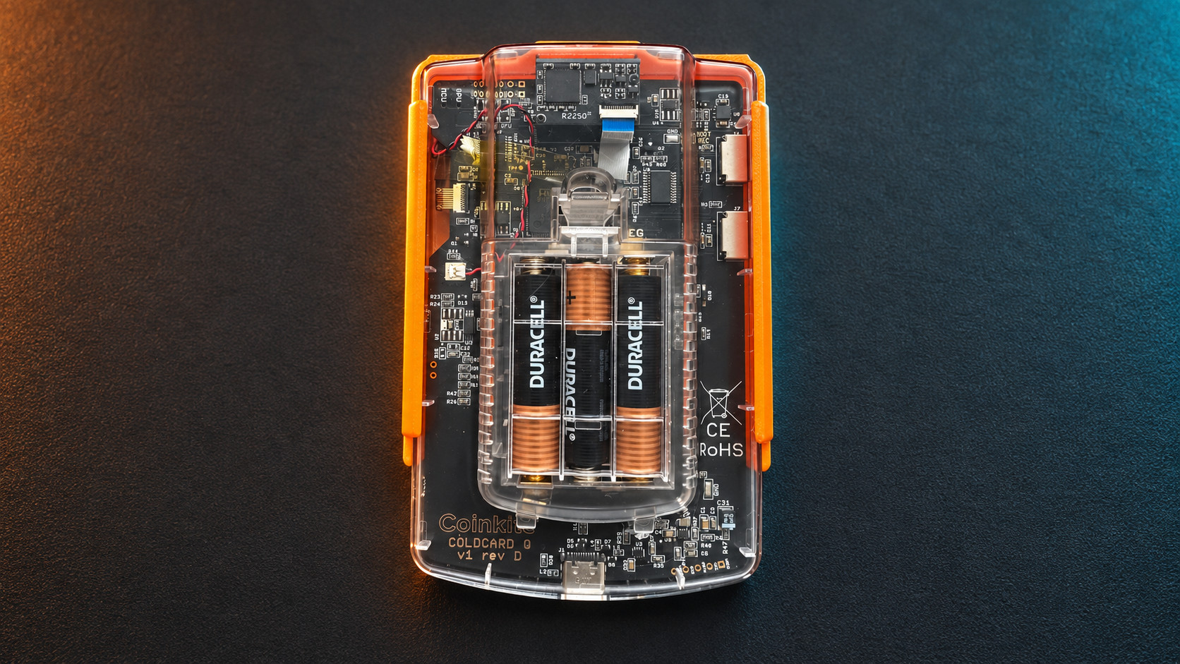 Coldcard Q in a fitted CryptoCloaks protective case