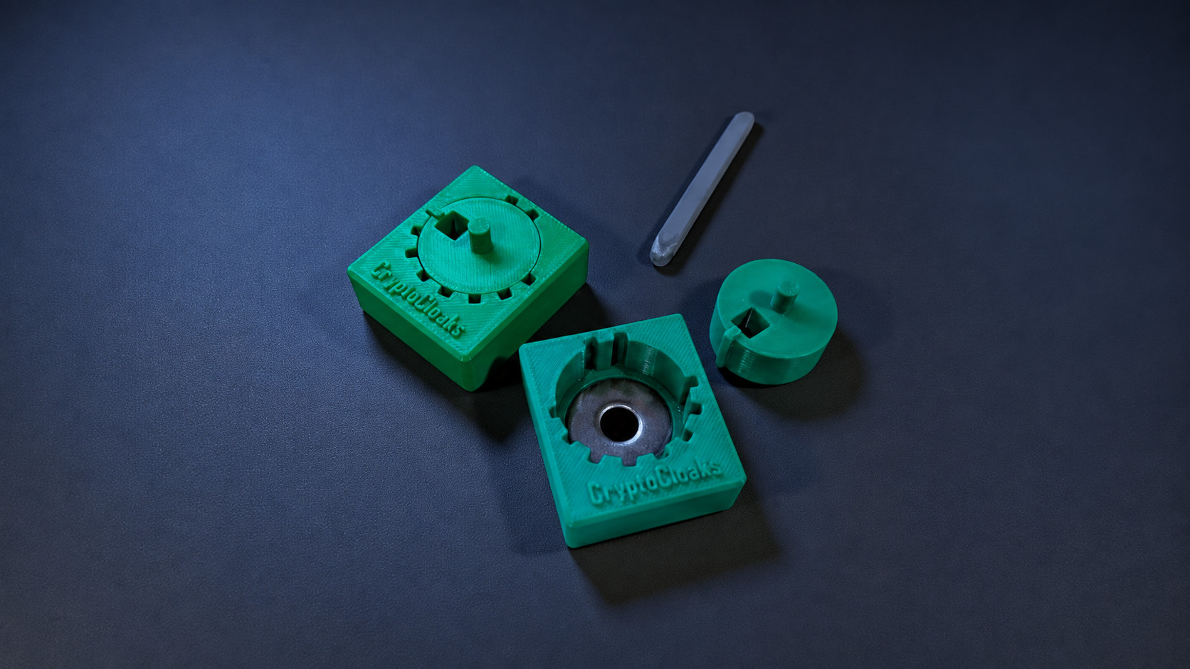 CryptoCloaks Blockmit washer-stamping jig for Bitcoin seed backups